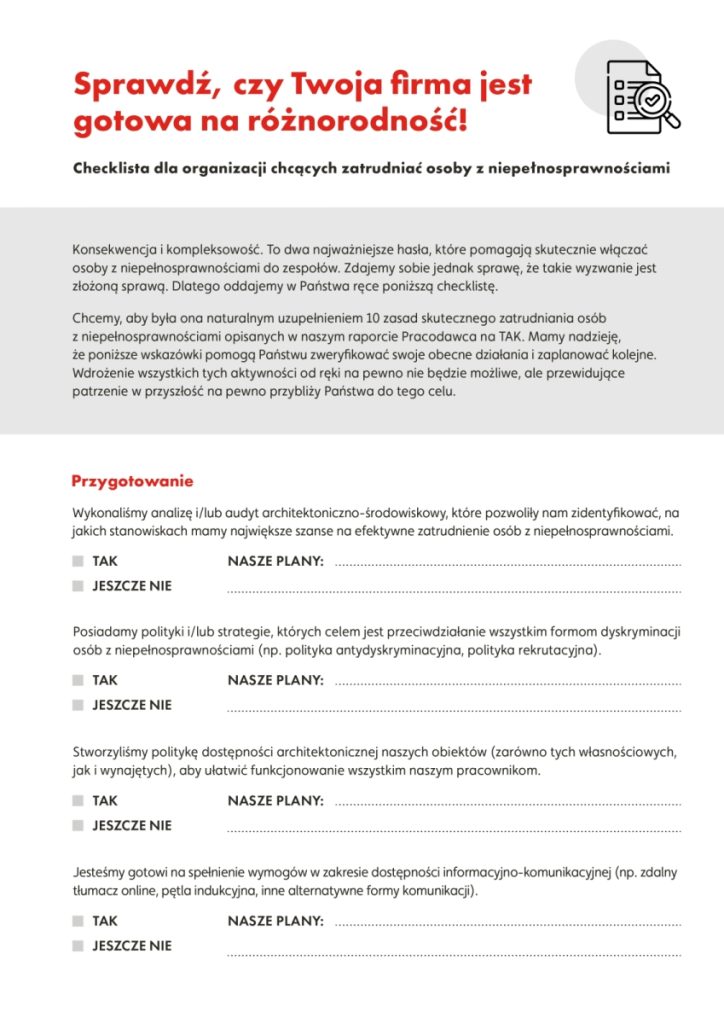 Sprawdź, czy Twoja firma jest gotowa na różnorodność! Checklista dla pracowników.